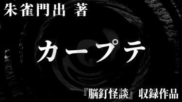 動画で見る⇒【朗読】 カープテ 【竹書房怪談文庫】【怖い話 怪談朗読】