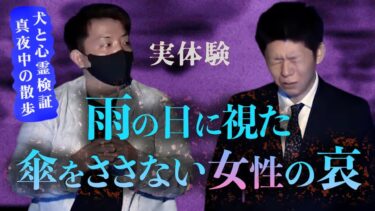 動画で見る⇒【怪談だけお怪談】実体験 雨の日に視てしまった 切ない怖い話【犬と心霊検証 真夜中の散歩】※切り抜きです『島田秀平のお怪談巡り』【島田秀平のお怪談巡り】