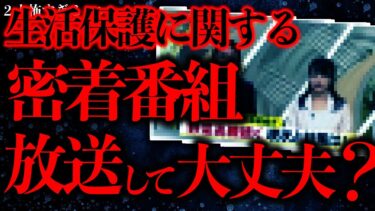 動画で見る⇒【胸糞悪い怖い話まとめ】TVで見た”生活保護”に関するドキュメンタリー番組の内容がエグすぎる…【2ch怖いスレ】【ゆっくり解説】【進化したまーくん】