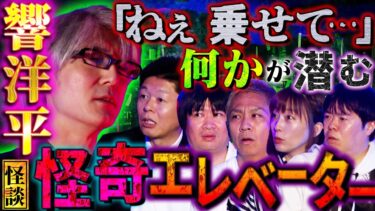 【初耳怪談】【初耳怪談】⚠事故物件⚠エレベーターで異常アナウンス…スタジオ悲鳴！段差の隙間から覗くモノの正体とは？話題『幽霊インタビュー』作者の実体験【水沢隆広】【島田秀平】【ナナフシギ】【牛抱せん夏】【響洋平】