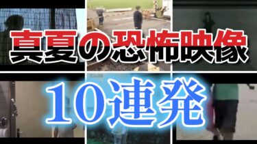 動画で見る⇒蒸し暑い毎日…少しひんやりしませんか？恐怖映像10連発【日本ホラーチャンネル】