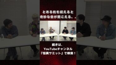 【怪異サミット 】奇妙な音が聞こえた時、あなたならどういう行動をされますか！？👻#怪談 #怪異サミット #怖い話 #恐怖体験