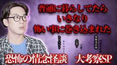 【西田どらやきの怪研部】普通に暮らしてたらいきなり怖い事に巻き込まれた【恐怖の情念怪談/大考察/視聴者投稿/西田どらやき】