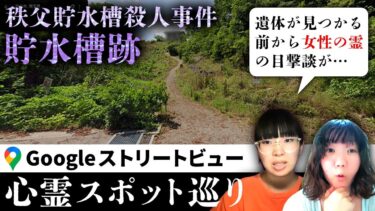 【七四六家】霊が視える人と秩父貯水槽殺人事件の遺体発見現場になった貯水槽跡を見た結果、風化している最中の心霊スポット説が浮上…？！【ストビュー心スポ巡り】