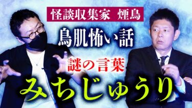 【島田秀平のお怪談巡り】鳥肌【煙鳥】怪談を1,000以上持つ収集家 謎の言葉みちじゅうりが判明『島田秀平のお怪談巡り』★★