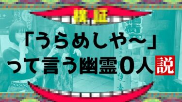 【七四六家】【検証】「うらめしや」と言って脅かしてくる幽霊0人説【心霊】