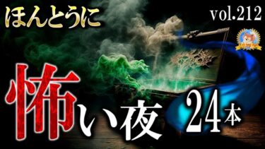 【怪談YouTuberルルナル】【怖い話】 ほんとうに怖い夜 Vol 212【怪談,睡眠用,作業用,朗読つめあわせ,オカルト,ホラー,都市伝説】