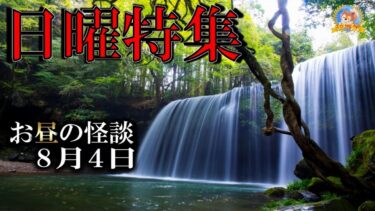 【怪談YouTuberルルナル】朗読のみ！ 【怖い話】 お昼の怪談 8月4日 【怪談,睡眠用,作業用,朗読つめあわせ,オカルト,ホラー,都市伝説】