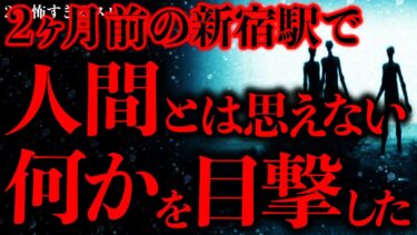 【進化したまーくん】【不気味な体験まとめ29】新宿駅南口で到底人間とは思えない何者かと遭遇してしまったんだが…【2ch怖いスレ】【ゆっくり解説】