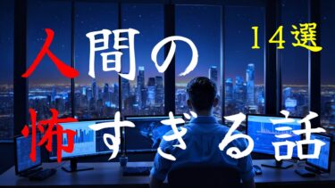 【怪談朗読びびっとな】【怪談朗読】人間の怖い話(人怖)ヒトコワつめあわせ 14話 睡眠用・作業用BGM 1時間 びびっとな