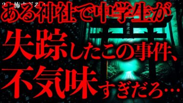 【進化したまーくん】【事件•事故の怖い話まとめ20】神社で中学生2名が失踪したこの事件…流石に不気味すぎるだろ…【2ch怖いスレ】【ゆっくり解説】