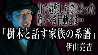 【怪談ぁみ語】【怪談】山で遭難した際にとった驚くべき行動とは…「樹木と話す家族の系譜」/伊山亮吉【怪談ぁみ語】