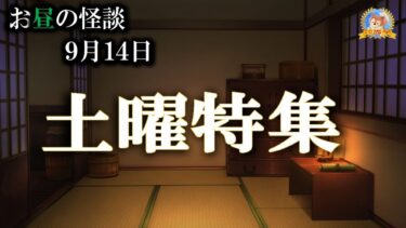 【怪談YouTuberルルナル】土曜特集【怖い話】 お昼の怪談 9月14日 【怪談,睡眠用,作業用,朗読つめあわせ,オカルト,ホラー,都市伝説】