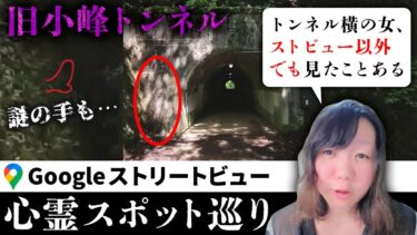 【七四六家】霊が視える人と一緒に「旧小峰トンネル」を見た結果、いろいろな媒体で見かける同じ女の霊と壁から突き出る謎の手があった…【ストビュー心スポ巡り】