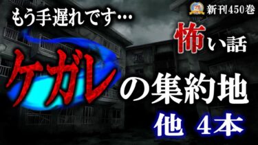 【怪談YouTuberルルナル】【怖い話】　「もう手遅れです」　絶対の恐怖５話　本編四百五十 【怪談,睡眠用,作業用,朗読つめあわせ,オカルト,ホラー,都市伝説】