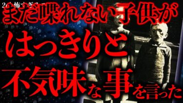 【進化したまーくん】【不気味な体験まとめ32】まだ言葉を話せないはずの子供が突然、めちゃくちゃ怖い事を喋ったんだが…【2ch怖いスレ】【ゆっくり解説】