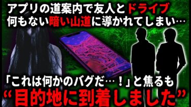 【ゆっくりシルエット】【怖い話】開発したドライブアプリの試運転に出かけたら、山奥に導かれてしまい、そこにあったのは…【ゆっくり】