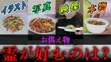 【七四六家】幽霊へのお供え物は「イラスト」「写真」「映像」「本物」どれが一番味わってもらえるのか？【心霊】