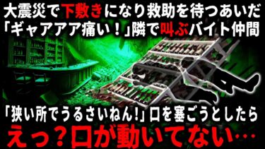 【ゆっくりシルエット】【怖い話】声は聞こえる。唇は動いてない…。閉店作業中に大震災が起き建物の下敷きになった俺…。一緒に下敷きになった仲間と励ましあっていたのに…【ゆっくり】