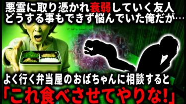 【ゆっくりシルエット】【怖い話】女の霊に憑かれみるみる衰弱していく友人。行きつけの弁当屋のおばちゃんにそのことを打ち明けると…【ゆっくり】