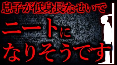 【怖い話まとめch】【人間の怖い話まとめ366】息子は身長のせいで恋人も友達もおらず、将来が心配です…他【短編6話】