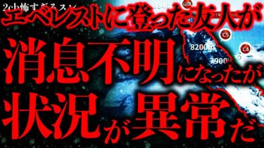 【進化したまーくん】【マジで怖い話まとめ84】エベレスト挑戦した友人が消息を絶ったが、その状況がどうにもおかしいんだ【2ch怖いスレ】【ゆっくり解説】