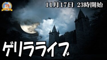 【怪談YouTuberルルナル】２３時開始　ゲリラライブ２０２４１１１７