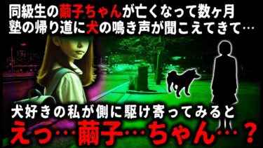 【ゆっくりシルエット】【怖い話】おぉぁん、う”ぅう…う”ぁぅうう”…。塾の帰りに見かけた黒い犬…近づいてその犬の顔を見てみたら…【ゆっくり】