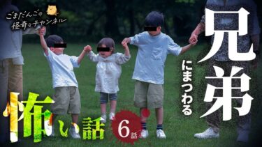 【ごまだんごの怪奇なチャンネル】【怖い話】 兄弟にまつわる怖い話まとめ 厳選6話【怪談/睡眠用/作業用/朗読つめあわせ/オカルト/都市伝説】