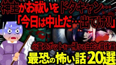 【ハム速報】【ゆっくり怖い話】神主がお祓いをドタキャン…「今日はやっぱり中止だ…出ていけ!!」→心霊スポットを壊す白蛇の背後霊がヤバすぎた…総集編【オカルト】