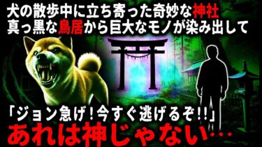 【ゆっくりシルエット】【怖い話】犬の散歩中にあるものを発見し、神社に届けようとしたが…真っ黒な鳥居が目の前に現れた…【ゆっくり】