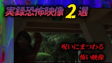 【ホラーチャンネル】【投稿心霊】実録恐怖映像２選！呪いにまつわる怖い映像！