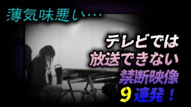 【ホラーチャンネル】【心霊】テレビでは放送できない禁断映像　9連発！