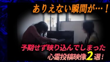 【ホラーチャンネル】【恐怖映像】予期せず映り込んでしまった恐怖の瞬間２選！ありえない…