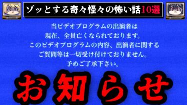 【おしえて!オカルト先生】【幼児向けビデオ】ゾッとする怖い話短編10選 – 奇々怪々【ゆっくり解説】作業用、睡眠用BGM