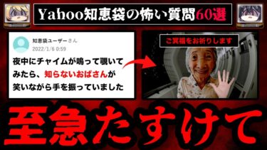 【おしえて!オカルト先生】【家にきた老婆】ゾッとするyahoo知恵袋の怖い質問60選 総集編 作業用BGM【ゆっくり解説】