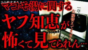 【進化したまーくん】【マジで怖い話まとめ114】SNSで大炎上中の「マコモ湯」に関するYahoo知恵袋が悲惨すぎて怖いんだが…【2ch怖いスレ】【ゆっくり解説】