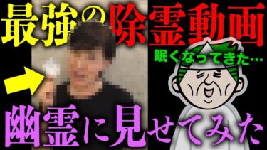 【七四六家】「幽霊が除霊できる」とSNSで話題になっていたあの動画を幽霊に見せてみた結果、途中で「眠くなってきた」と言い出したので映像を緊急停止する事態になった【心霊】