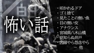 【ほがら朗読堂 】【朗読】怖い話・叩