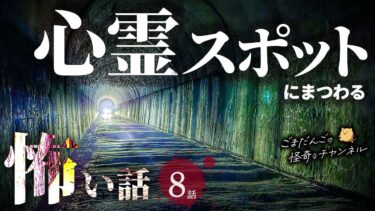 【ごまだんごの怪奇なチャンネル】【怖い話】 心霊スポットにまつわる怖い話まとめ 厳選8話【怪談/睡眠用/作業用/朗読つめあわせ/オカルト/都市伝説】