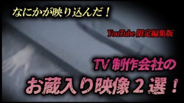 【ホラーチャンネル】【限定公開心霊】なにかが映り込んだ！TV制作会社のお蔵入り映像2選！