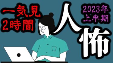 【怪談朗読びびっとな】【怪談朗読】2023上半期 人間の怖い話(人怖)ヒトコワつめあわせ 睡眠用・作業用BGM 32話 2時間 びびっとな