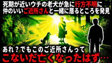 【ゆっくりシルエット】【怖い話】死期が近いウチの老犬が目を離した隙に行方不明に…。ようやく見つけた時、そこには先日亡くなったご近所さんがいて…【ゆっくり】