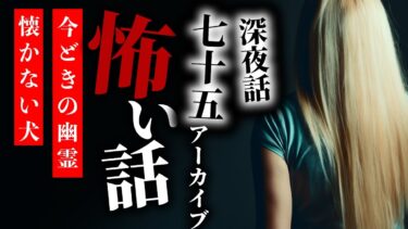 【りっきぃの夜話】【怪談朗読】怖い話 三話詰め合わせ 深夜話七十五アーカイブ「今どきの幽霊」「公園で」「懐かない犬」【りっきぃの夜話】