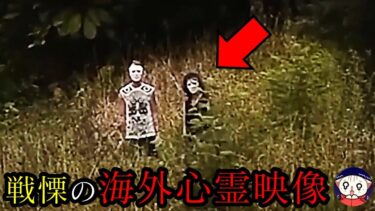 【恐怖映像紹介チャンネル】海外で紹介された最も不気味な心霊映像 Top 10!「こちらを覗き見る仮面の男女」など