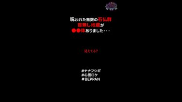 【ナナフシギ】呪われた無数の石仏群…首無し地蔵が●●体ありました #心霊ロケ #BEPPAN #ナナフシギ