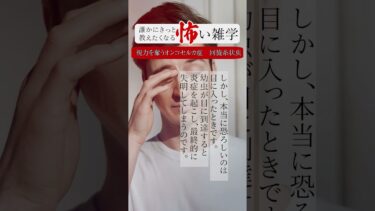 【りっきぃの夜話】視力を奪うオンコセルカ症　回旋糸状虫　誰かにきっと教えたくなる怖い雑学 #shorts #ショート #怪談朗読 #怖い話 #怖い雑学