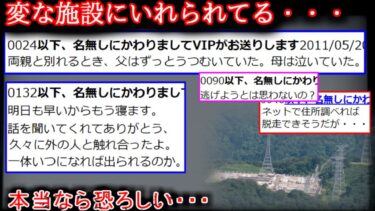 【2ch怖噺】【2ch怖い話】変な施設に入れられてるんだけど【ゆっくり】