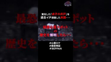 【ナナフシギ】実在した”貞子の井戸”を過去イチ調査した末路… #心霊ロケ #徹底検証 #BEPPAN